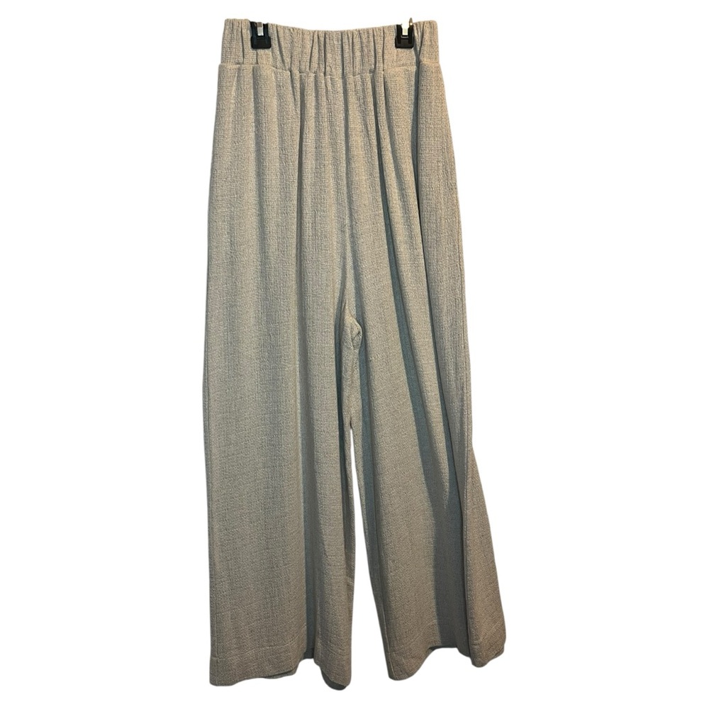 P Cill Linen Blend Wide Leg Comfort Pants
